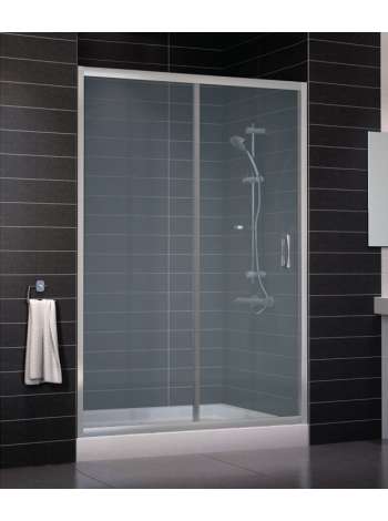 Душевая дверь в нишу Vegas Glass ZP 0135 07 10 профиль матовый хром, стекло сатин