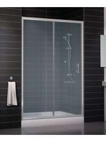 Душевая дверь в нишу Vegas Glass ZP 0130 07 10 профиль матовый хром, стекло сатин