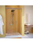 Душевая дверь в нишу GuteWetter Slide Door GK-862 левая 155 см стекло бесцветное, профиль хром