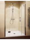 Душевая дверь в нишу GuteWetter Lux Door GK-103 левая 120 см стекло бесцветное, профиль хром
