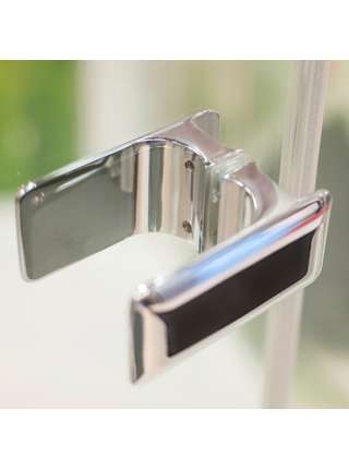Душевая дверь в нишу GuteWetter Trend Door GK-862AP левая 120 см стекло бесцветное Two, профиль хром