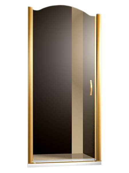 Душевая дверь в нишу Sturm Schick 80 см R bronze