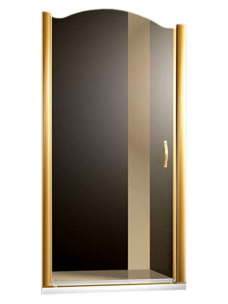Душевая дверь в нишу Sturm Schick 90 см R bronze