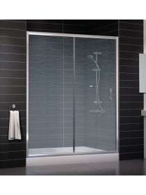 Душевая дверь в нишу Vegas Glass ZP 0160 08 02 профиль глянцевый хром, стекло шиншилла