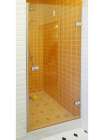 Душевая дверь в нишу GuteWetter Trend Door GK-861 правая 85 см стекло бесцветное Two, фурнитура хром