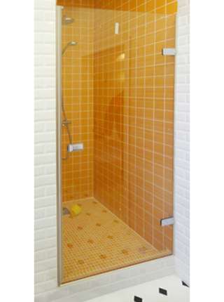 Душевая дверь в нишу GuteWetter Trend Door GK-861 правая 85 см стекло бесцветное Two, фурнитура хром