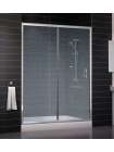Душевая дверь в нишу Vegas Glass ZP 0150 08 02 профиль глянцевый хром, стекло шиншилла