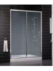 Душевая дверь в нишу Vegas Glass ZP 0140 08 02 профиль глянцевый хром, стекло шиншилла