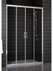 Душевая дверь в нишу Vegas Glass Z2P 180 07 01 профиль матовый хром, стекло прозрачное
