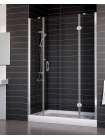 Душевая дверь в нишу Vegas Glass AFP-F 130 08 01 R профиль глянцевый хром, стекло прозрачное