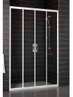 Душевая дверь в нишу Vegas Glass Z2P 160 01 01 профиль белый, стекло прозрачное