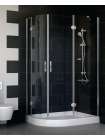 Душевой уголок Vegas Glass AFS-F 110*80 07 01 R профиль матовый хром, стекло прозрачное