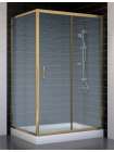 Душевой уголок Vegas Glass ZP+ZPV 110*90 05 02 профиль бронза, стекло шиншилла