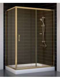 Душевой уголок Vegas Glass ZP+ZPV 130*70 05 05 профиль бронза, стекло бронза