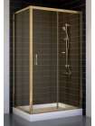 Душевой уголок Vegas Glass ZP+ZPV 100*70 05 05 профиль бронза, стекло бронза