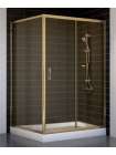 Душевой уголок Vegas Glass ZP+ZPV 120*100 05 05 профиль бронза, стекло бронза