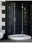 Душевой уголок Vegas Glass AFS-F 110*90 07 01 R профиль матовый хром, стекло прозрачное