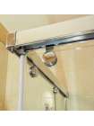 Душевой уголок GuteWetter Slide Rectan GK-864 правая 100x70 см стекло бесцветное, профиль хром