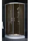 Душевой уголок Vegas Glass ZS 0100 07 05 профиль матовый хром, стекло бронза