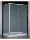 Душевой уголок Vegas Glass ZP+ZPV 120*90 07 10 профиль матовый хром, стекло сатин