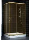 Душевой уголок Vegas Glass ZA-F 80*110 05 05 профиль бронза, стекло бронза