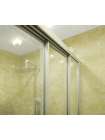 Душевой уголок GuteWetter Practic Rectan GK-403 правая 110x75 см стекло бесцветное, профиль матовый хром