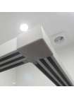 Душевой уголок GuteWetter Practic Rectan GK-422 правая 110x70 см стекло бесцветное, профиль матовый хром