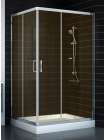 Душевой уголок Vegas Glass ZA-F 0110*100 08 05 профиль глянцевый хром, стекло бронза