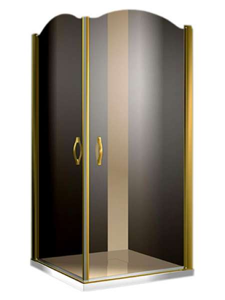 Душевой уголок Sturm Eleganz 100 bronze тонированное