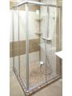 Душевой уголок GuteWetter Practic Square GK-422 70x70 см стекло бесцветное, профиль матовый хром