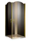 Душевой уголок Sturm Eleganz 90 gold тонированное