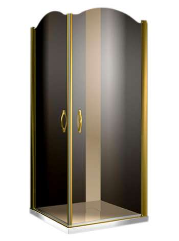 Душевой уголок Sturm Eleganz 90 gold тонированное