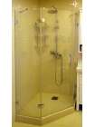 Душевой уголок GuteWetter Lux Festt GK-001 левый 100x100 см стекло бесцветное, фурнитура хром