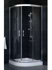 Душевой уголок Vegas Glass ZS-F 80*110 08 01 профиль глянцевый хром, стекло прозрачное