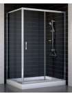 Душевой уголок Vegas Glass ZP+ZPV 120*90 08 01 профиль глянцевый хром, стекло прозрачное