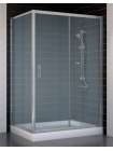 Душевой уголок Vegas Glass ZP+ZPV 120*80 07 10 профиль матовый хром, стекло сатин
