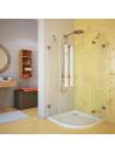 Душевой уголок GuteWetter Lux Meliori GK-001 правый 100x100 см стекло бесцветное, фурнитура хром