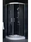 Душевой уголок Vegas Glass ZS-F 80*100 08 01 профиль глянцевый хром, стекло прозрачное