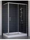 Душевой уголок Vegas Glass ZP+ZPV 120*70 07 01 профиль матовый хром, стекло прозрачное