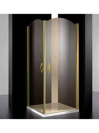 Душевой уголок Sturm Eleganz 90 gold тонированное