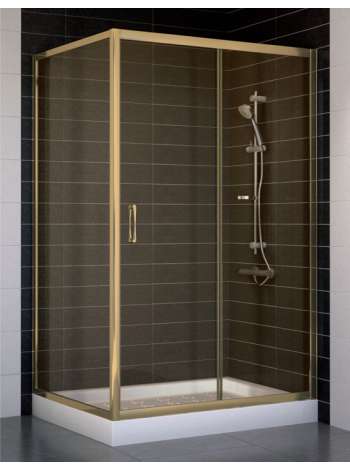Душевой уголок Vegas Glass ZP+ZPV 110*90 05 05 профиль бронза, стекло бронза