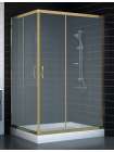 Душевой уголок Vegas Glass ZA-F 0120*100 05 10 профиль бронза, стекло сатин