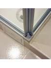 Душевой уголок GuteWetter Practic Square GK-433 90x90 см стекло бесцветное, профиль матовый хром