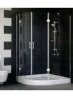 Душевой уголок Vegas Glass AFS-F 120*100 08 01 R профиль глянцевый хром, стекло прозрачное