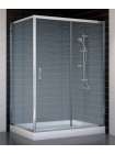 Душевой уголок Vegas Glass ZP+ZPV 130*90 08 02 профиль глянцевый хром, стекло шиншилла