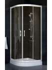 Душевой уголок Vegas Glass ZS-F 80*90 01 05 профиль белый, стекло бронза