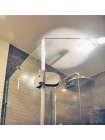 Душевой уголок GuteWetter Lux Festt GK-001 левый 90x90 см стекло бесцветное, фурнитура хром