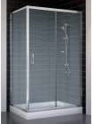 Душевой уголок Vegas Glass ZP+ZPV 110*70 08 02 профиль глянцевый хром, стекло шиншилла