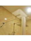 Душевой уголок GuteWetter Lux Festt GK-001 левый 90x90 см стекло бесцветное, фурнитура хром