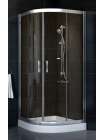 Душевой уголок Vegas Glass ZS-F 80*110 08 05 профиль глянцевый хром, стекло бронза